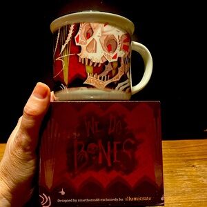 Illumicrate Gideon the Ninth Exclusive Mug We Do Bones by Rosiethorns88 Rare